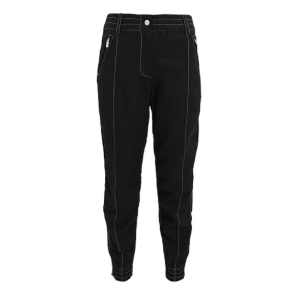 Derek Lam 10 Crosby - NWT Contrast Stitching Utility Joggers Trousers Sz 8 - Picture 12 of 12